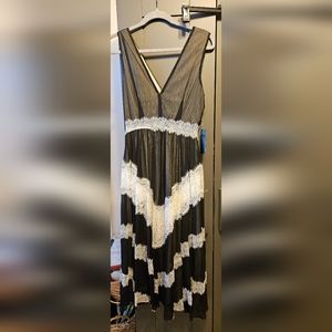 Black and white dress